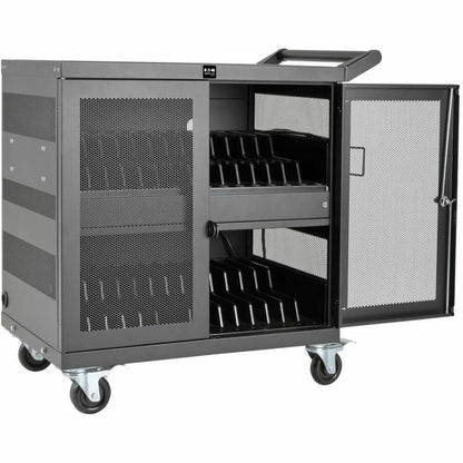 Eaton Tripp Lite Series CSC32USB 32-Device USB Charging Cart with Locking Steel Cabinet