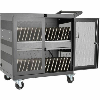 Eaton Tripp Lite Series CSC32USB 32-Device USB Charging Cart with Locking Steel Cabinet