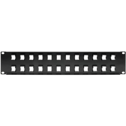 Eaton Tripp Lite Series 24-Port 2U Rack-Mount Unshielded Blank Keystone Patch Panel N062-024-KJ