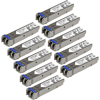 StarTech.com J4859C 10 Pack Compatible SFP Modules for HPE Switches - 1000BASE-LX Gigabit Ethernet Fiber Transceivers