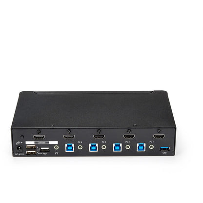 StarTech.com 4-Port HDMI KVM Switch with USB 3.0 Hub and 1080p Support