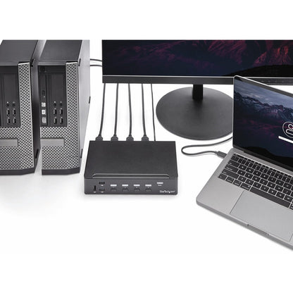 StarTech.com 4-Port HDMI KVM Switch with USB 3.0 Hub and 1080p Support
