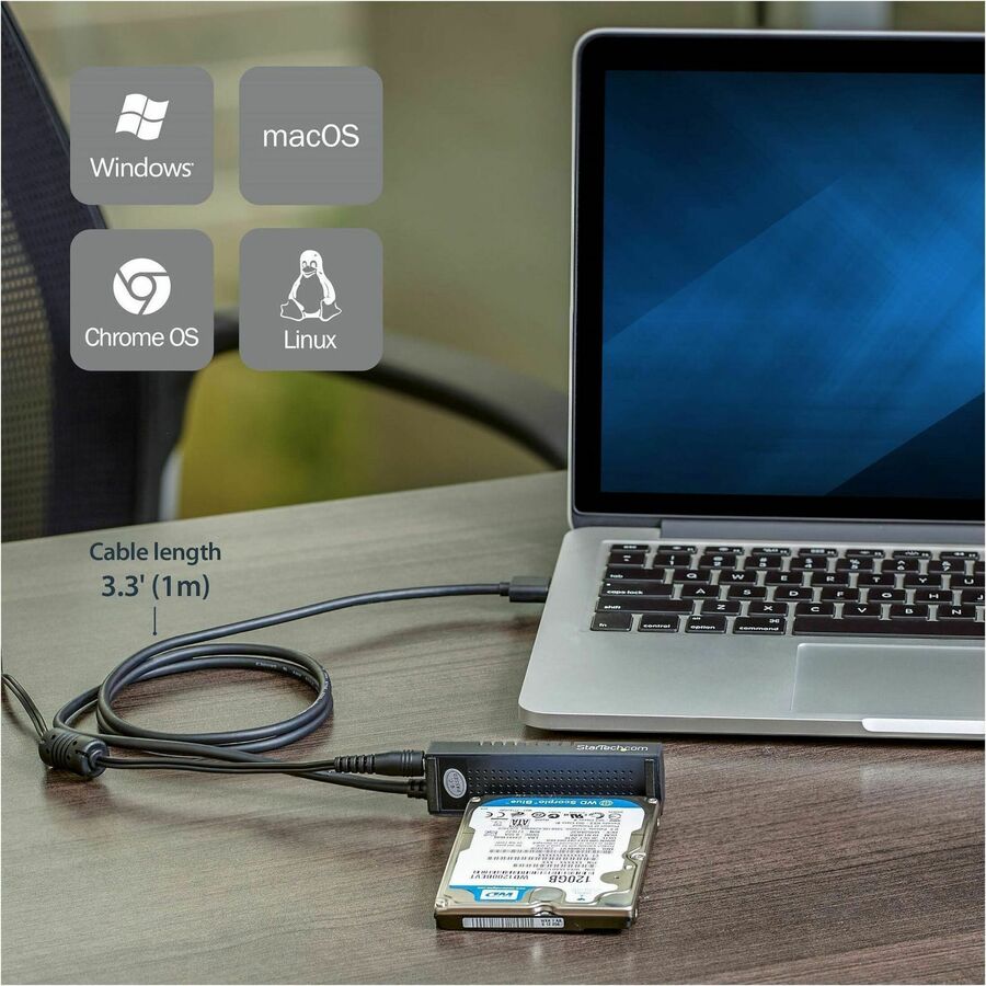 StarTech.com USB 3.1 SATA to USB Adapter Cable for 2.5