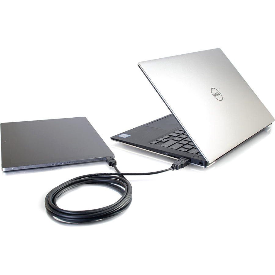 C2G 10ft USB C to USB A Cable - USB 2.0 to Type-A Data Transfer Cable by Legrand Group