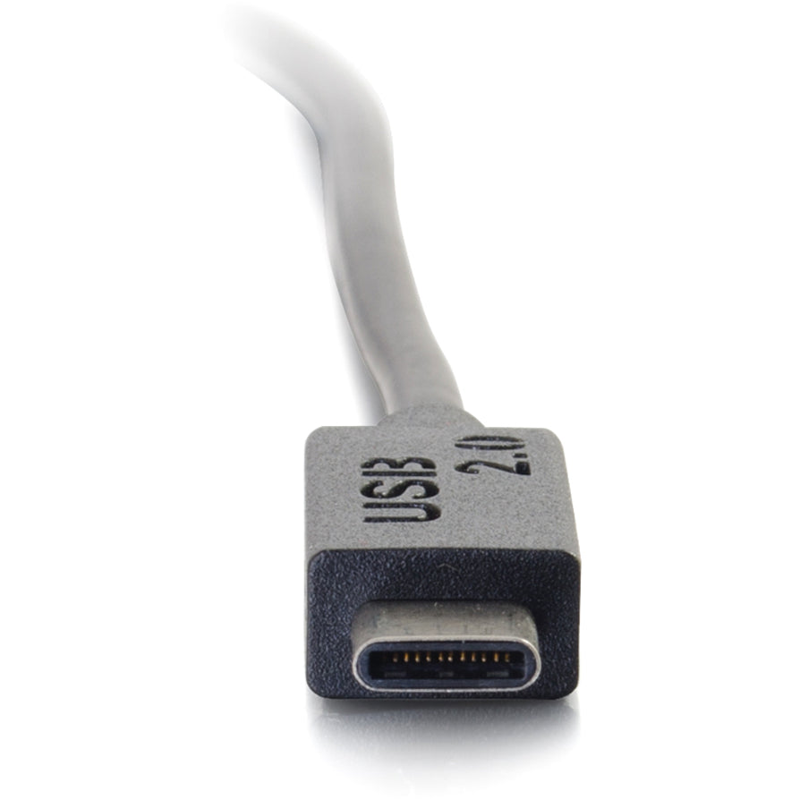 C2G 10ft USB C to USB A Cable - USB 2.0 to Type-A Data Transfer Cable by Legrand Group