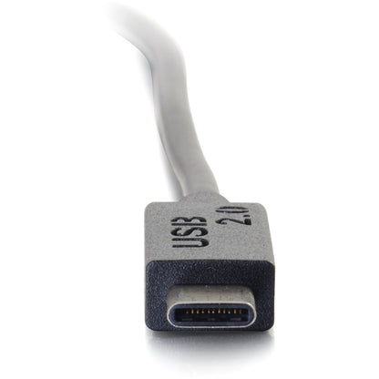 C2G 10ft USB C to USB A Cable - USB 2.0 to Type-A Data Transfer Cable by Legrand Group