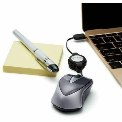 Verbatim America, LLC USB-C Mini Optical Travel Mouse - Compact, Tangle-Free Design