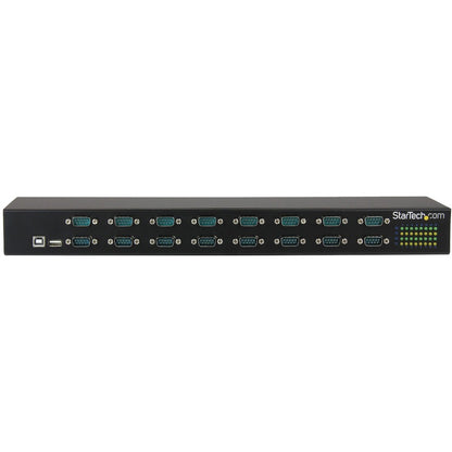StarTech.com 16-Port USB to Serial Adapter Hub with Rack Mount and Daisy Chain Support