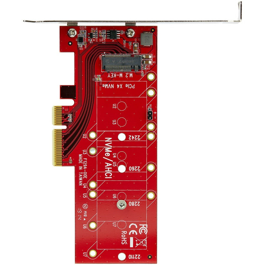StarTech.com PEX4M2E1 x4 PCI Express 3.0 to M.2 NVMe SSD Adapter for High-Speed Storage Expansion