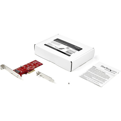 StarTech.com PEX4M2E1 x4 PCI Express 3.0 to M.2 NVMe SSD Adapter for High-Speed Storage Expansion
