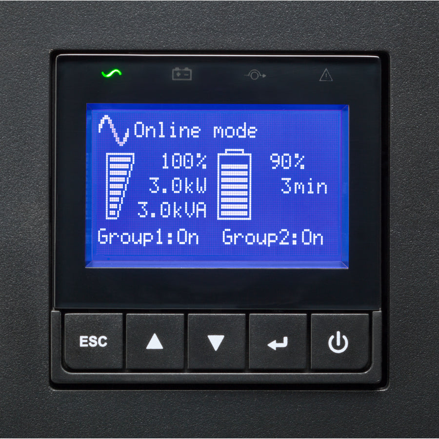 Eaton 9PX 3000VA 2700W 120V Online Double-Conversion UPS with Network Management - L5-30P Rack/Tower Mountable