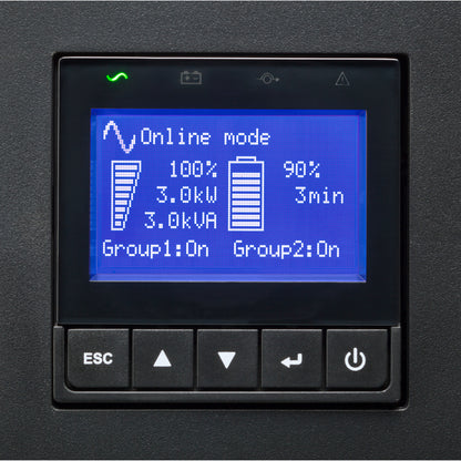 Eaton 9PX 3000VA 2700W 120V Online Double-Conversion UPS with Network Management - L5-30P Rack/Tower Mountable