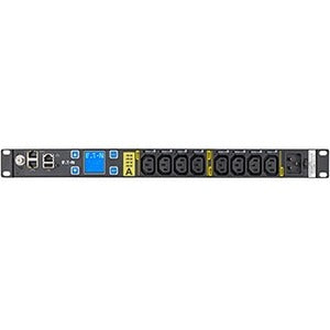 Eaton EMAT10-10 Managed 8-Outlet 1U Rack PDU with C13 Receptacles and C20 Plug