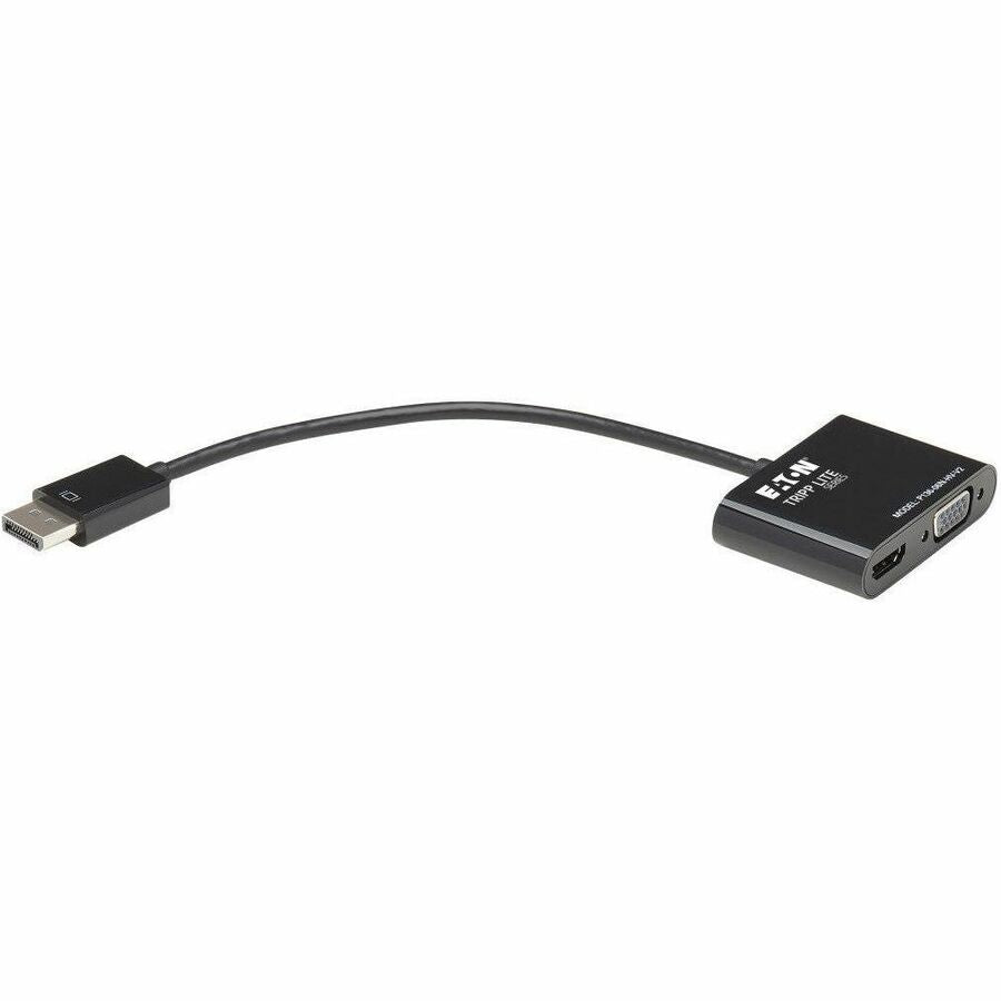 Eaton Tripp Lite Series DisplayPort 1.2 to VGA/HDMI All-in-One Converter Adapter (Part #P136-06N-HV-V2)