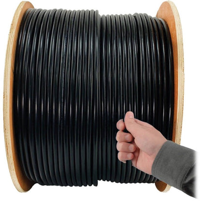 Eaton Tripp Lite Series Cat6 Gigabit Bulk Ethernet Cable - 1000 ft. Black, Part N222-01K-BK