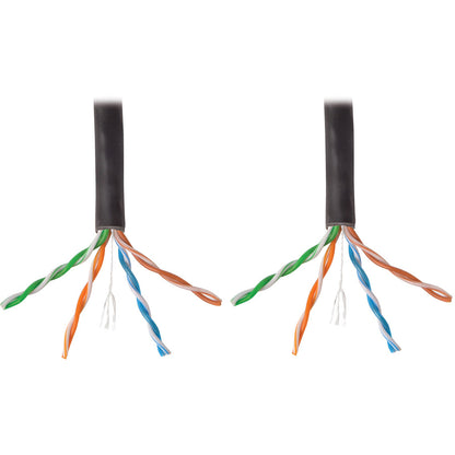 Eaton Tripp Lite Series Cat6 Gigabit Bulk Ethernet Cable - 1000 ft. Black, Part N222-01K-BK