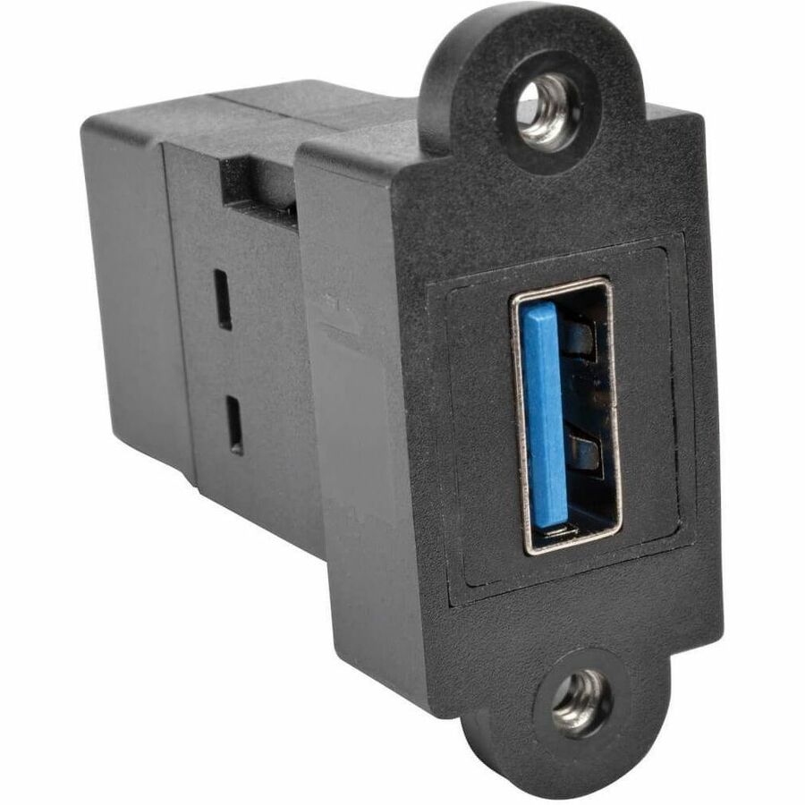 Eaton Tripp Lite Series USB 3.0 All-in-One Keystone/Panel Mount Coupler (F/F), Black