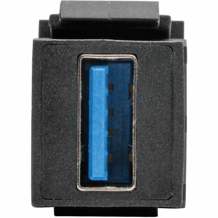 Eaton Tripp Lite Series USB 3.0 All-in-One Keystone/Panel Mount Coupler (F/F), Black