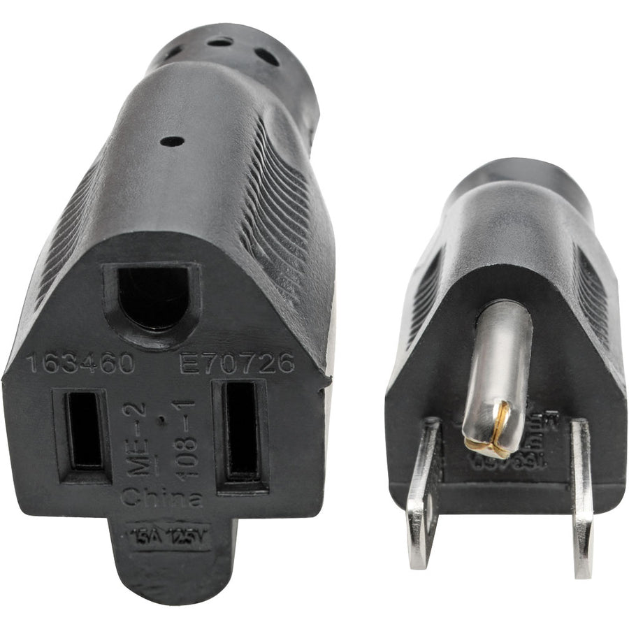 Eaton Tripp Lite Series Heavy-Duty Power Extension Cord, 25 ft. NEMA 5-15P to NEMA 5-15R, 15A 120V, Black
