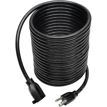 Eaton Tripp Lite Series Heavy-Duty Power Extension Cord, 25 ft. NEMA 5-15P to NEMA 5-15R, 15A 120V, Black
