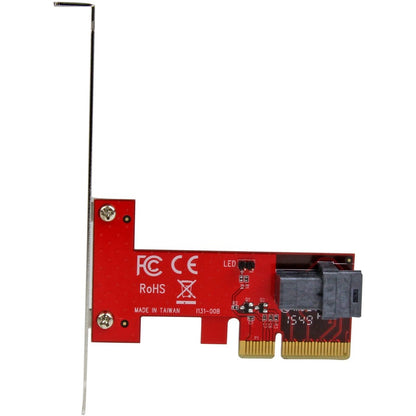 StarTech.com PEX4SFF8643 PCIe to U.2 NVMe SSD Adapter for Desktop and Server