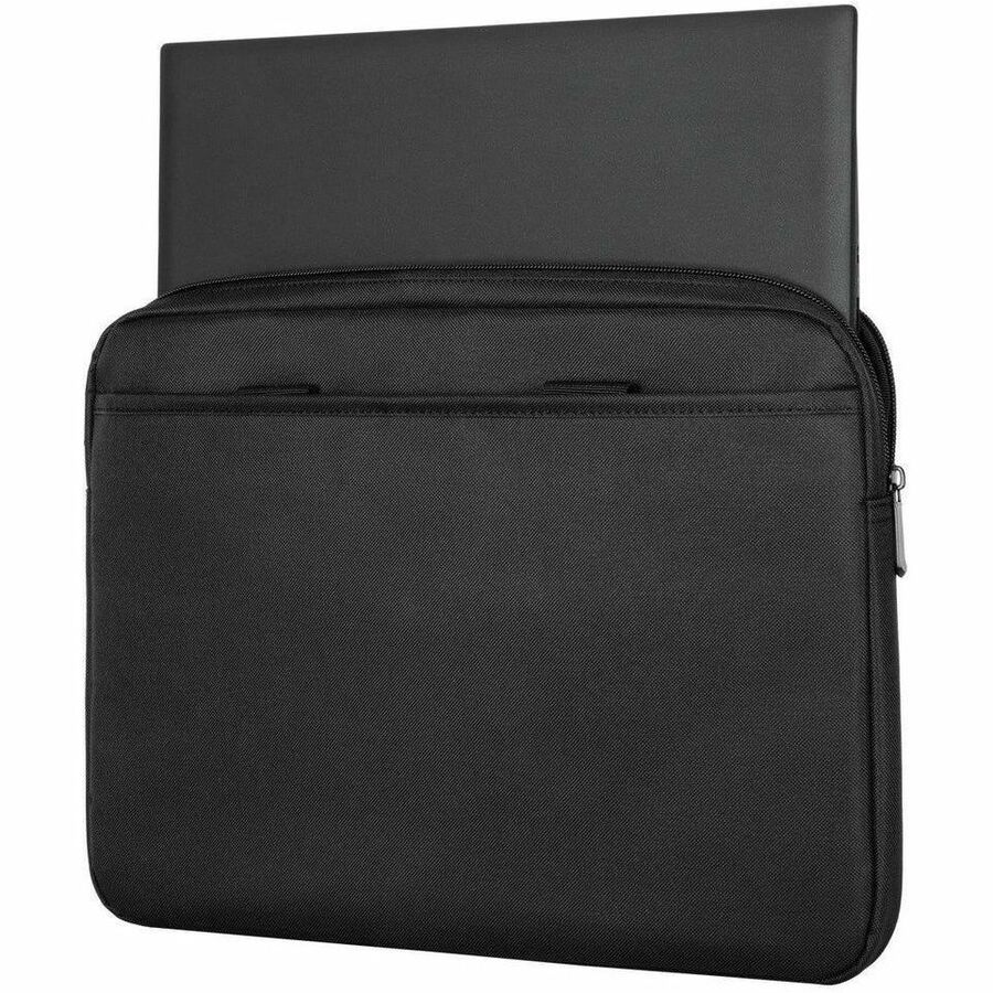 Targus Slipskin TSS932 14-Inch Laptop Sleeve with Handles and Front Pocket - Black