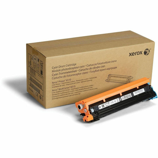 Xerox Cyan Drum Cartridge for Phaser 6510 and WorkCentre 6515 – 48,000 Page Capacity