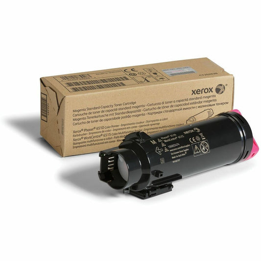 Xerox Genuine Phaser 6510 and WorkCentre 6515 Magenta Toner Cartridge (106R03474) - Reliable 1000 Page Yield