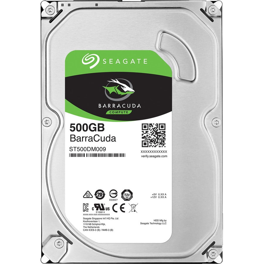 Seagate BarraCuda ST500DM009 500 GB Internal 3.5-Inch SATA Hard Drive