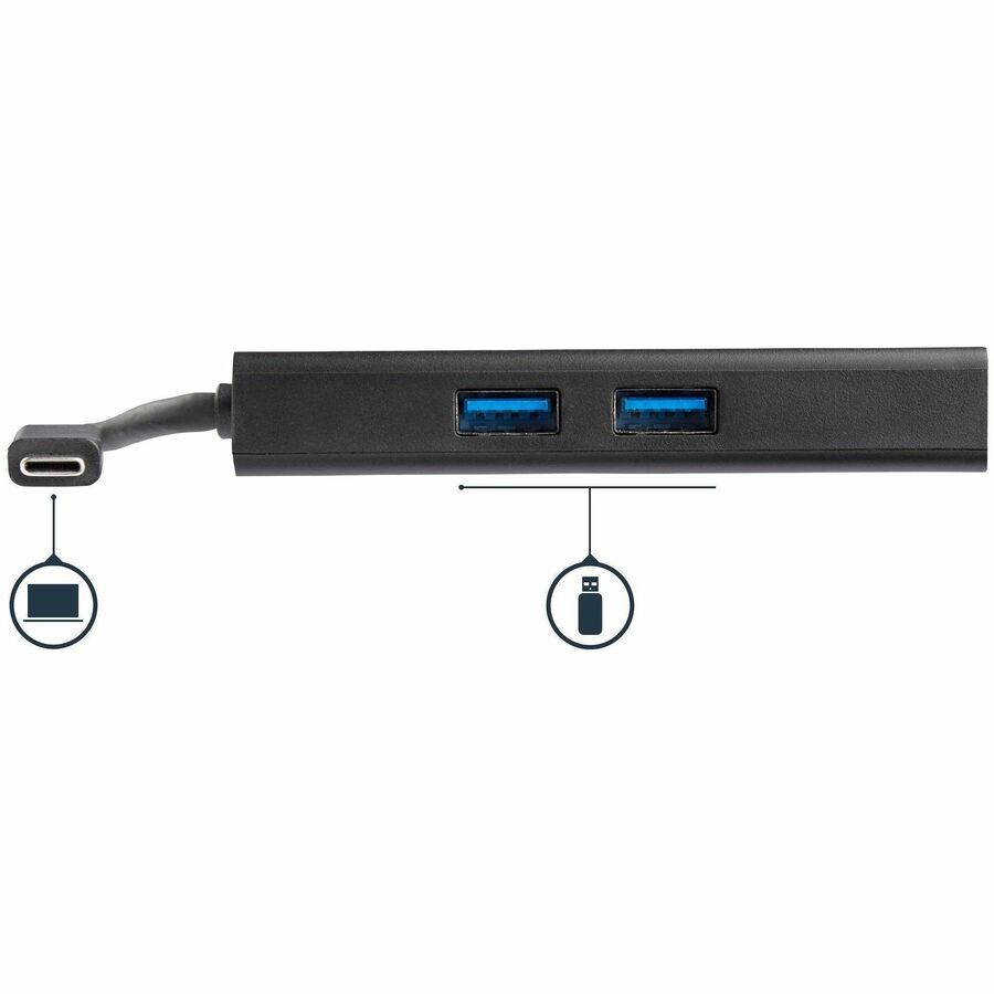 StarTech.com USB-C Multiport Adapter with 4K HDMI, Gigabit Ethernet, and 60W Power Delivery