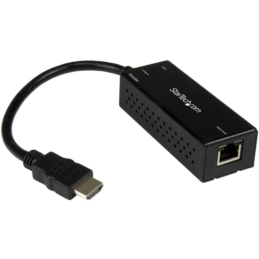 StarTech.com 4K HDMI Extender Kit with Compact Transmitter – HDMI over CAT6 up to 130 ft. – UHD 4K Resolution – Model ST121HDBTDK