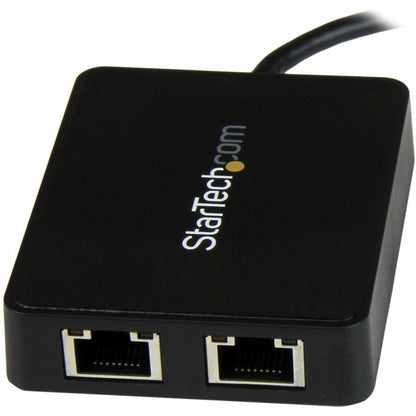 StarTech.com USB C to Dual Gigabit Ethernet Adapter with USB 3.0 Port - USB Type-C Network Adapter
