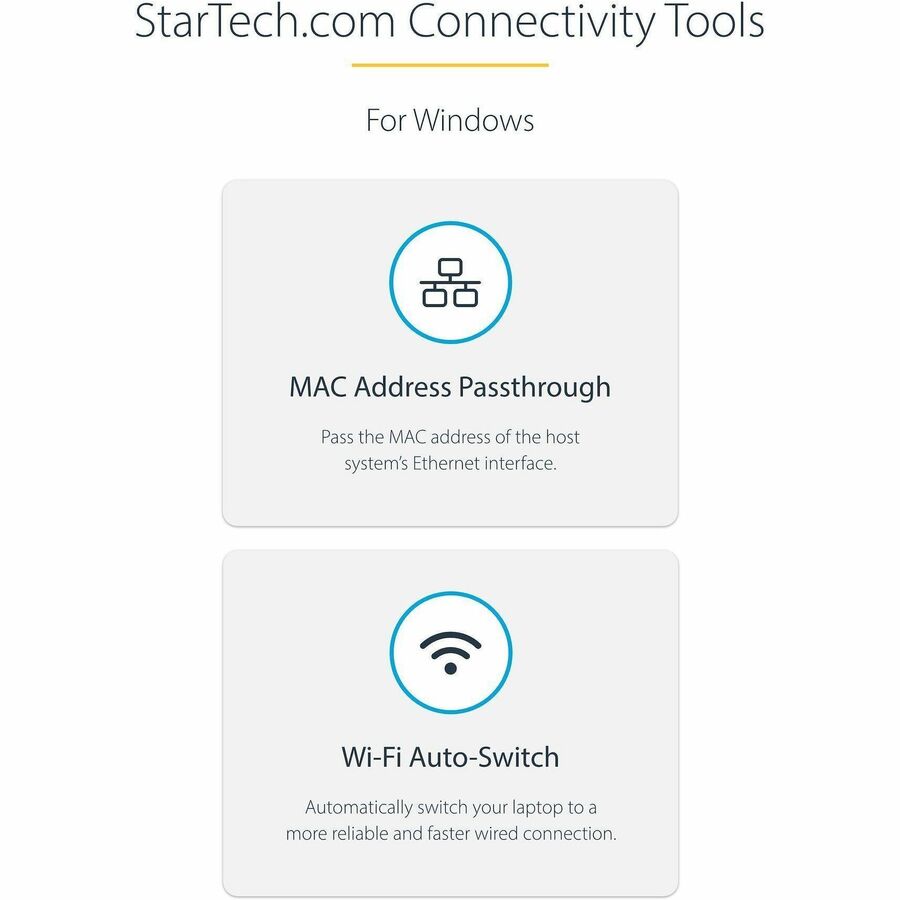 StarTech.com USB C to Dual Gigabit Ethernet Adapter with USB 3.0 Port - USB Type-C Network Adapter