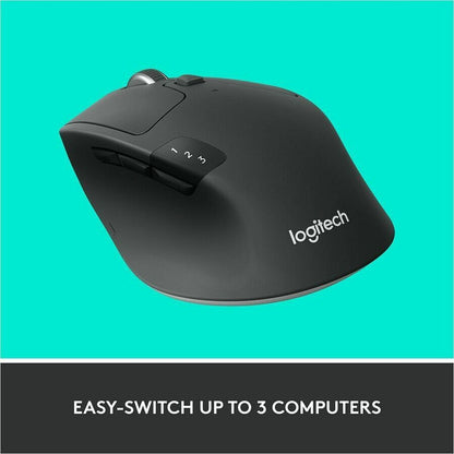 Logitech M720 Triathlon Multi-Device Wireless Mouse with Bluetooth and USB Receiver