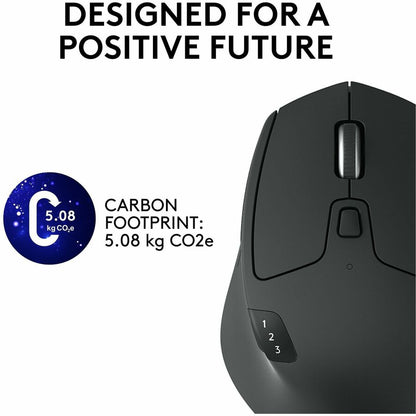 Logitech M720 Triathlon Multi-Device Wireless Mouse with Bluetooth and USB Receiver