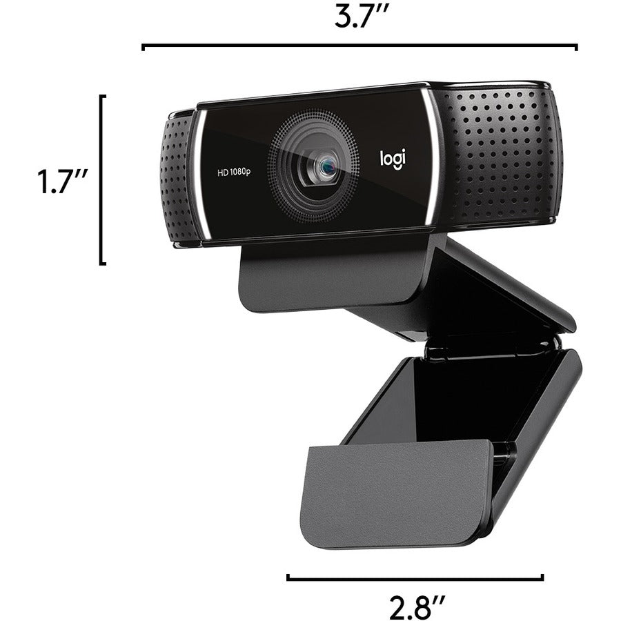 Logitech C922 Pro Stream Webcam with 1080p HD, 60 fps, and Dual Microphones