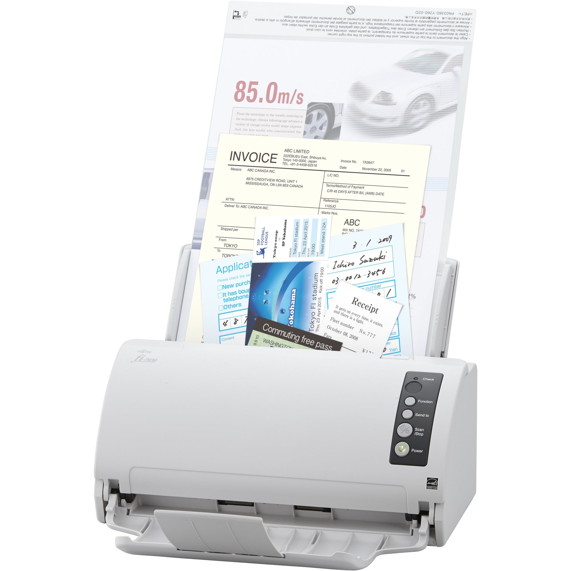 Fujitsu fi-7030 Sheetfed Scanner with 600 dpi Optical Resolution