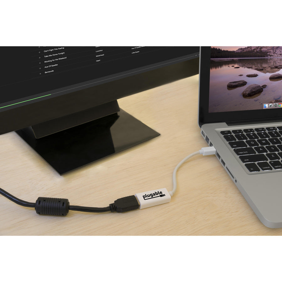 Plugable Mini DisplayPort (Thunderbolt 2) to HDMI Passive Adapter (MDPM-HDMIF)