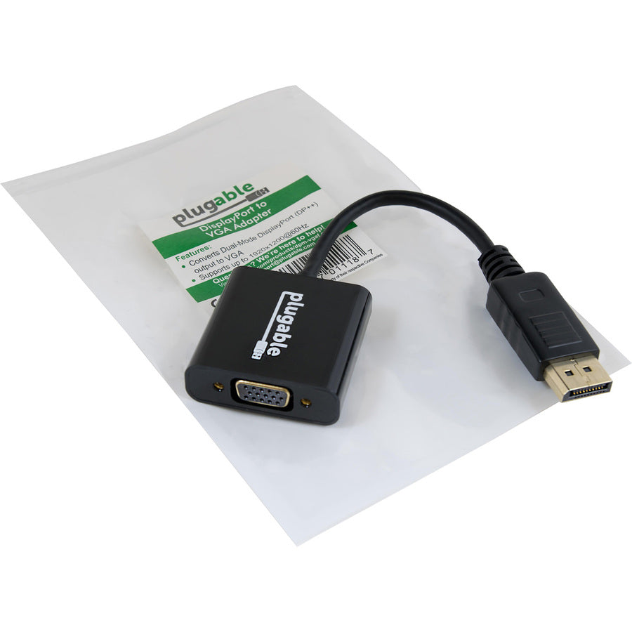 Plugable DisplayPort to VGA Adapter - Active DP to VGA Converter DPM-VGAF