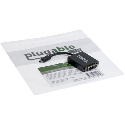 Plugable USB-C to DVI Adapter - Connect Your USB-C Laptop to a DVI Display up to 1920x1200
