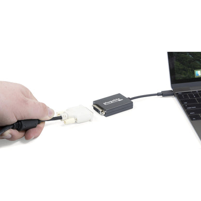Plugable USB-C to DVI Adapter - Connect Your USB-C Laptop to a DVI Display up to 1920x1200