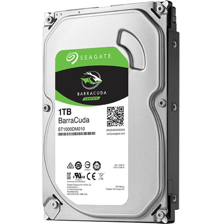 Seagate BarraCuda ST1000DM010 1TB 3.5-Inch Internal Hard Drive with SATA 6Gb/s Interface