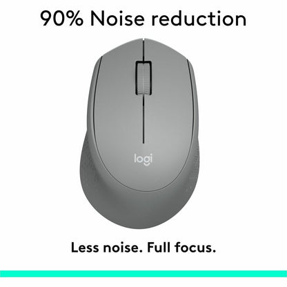 Logitech M330 SILENT PLUS Wireless Mouse – Quiet Optical Mouse with 24-Month Battery Life and Right-Hand Ergonomic Design