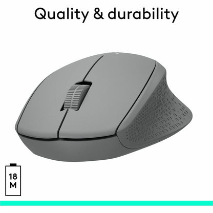 Logitech M330 SILENT PLUS Wireless Mouse – Quiet Optical Mouse with 24-Month Battery Life and Right-Hand Ergonomic Design