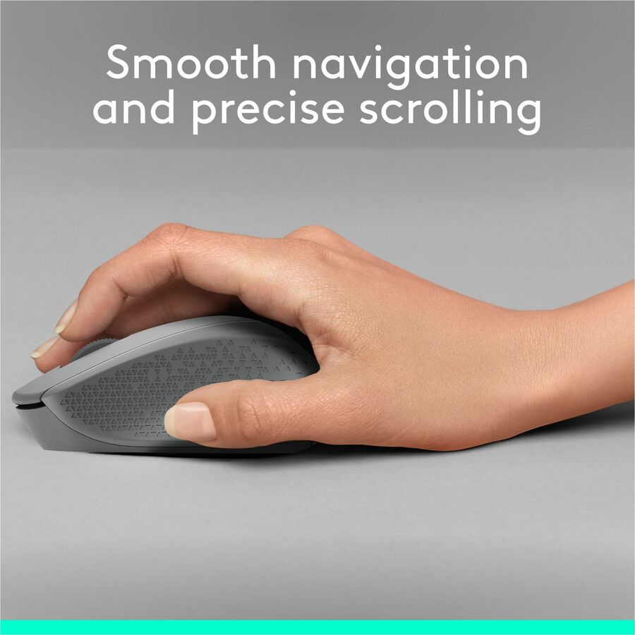 Logitech M330 SILENT PLUS Wireless Mouse – Quiet Optical Mouse with 24-Month Battery Life and Right-Hand Ergonomic Design