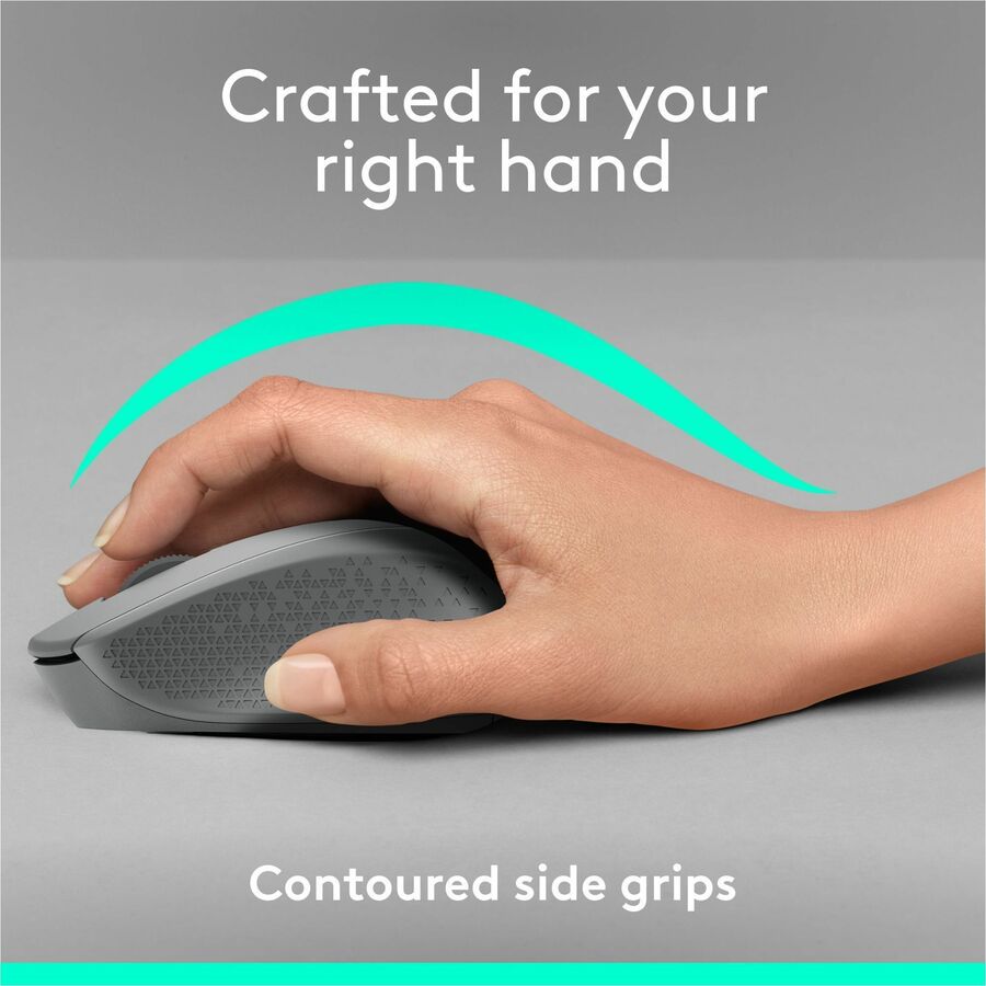 Logitech M330 SILENT PLUS Wireless Mouse – Quiet Optical Mouse with 24-Month Battery Life and Right-Hand Ergonomic Design