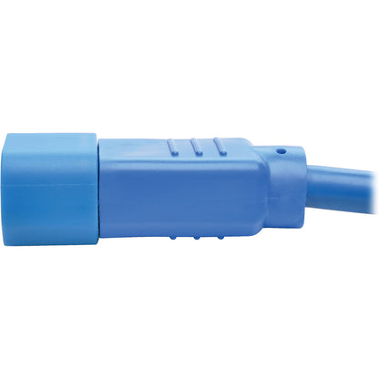 Eaton Tripp Lite Series Heavy-Duty PDU Power Cord, C13 to C14 - 15A, 250V, 3 ft, Blue