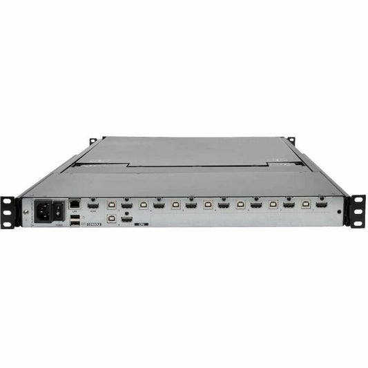 Eaton Corporation Tripp Lite B030-008-17-IP NetDirector 8-Port 1U Rack-Mount HDMI KVM Console with 17-Inch LCD and IP Remote Access