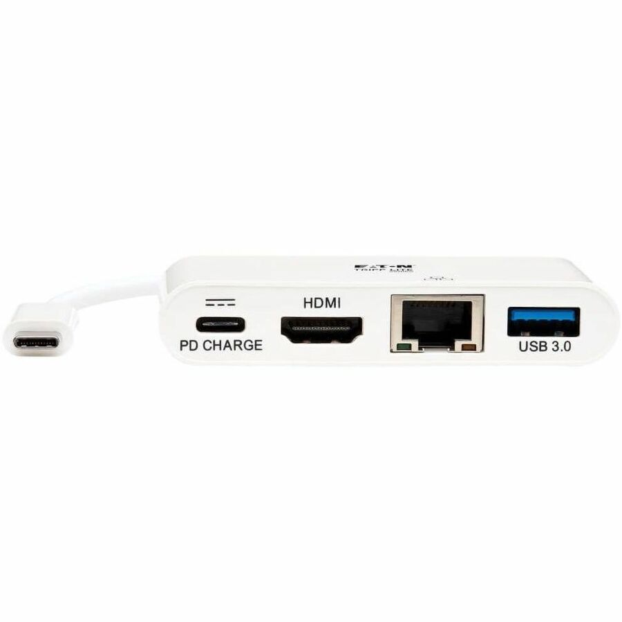 Eaton Tripp Lite Series USB-C Multiport Docking Station with 4K HDMI, Gigabit Ethernet, and 60W Power Delivery