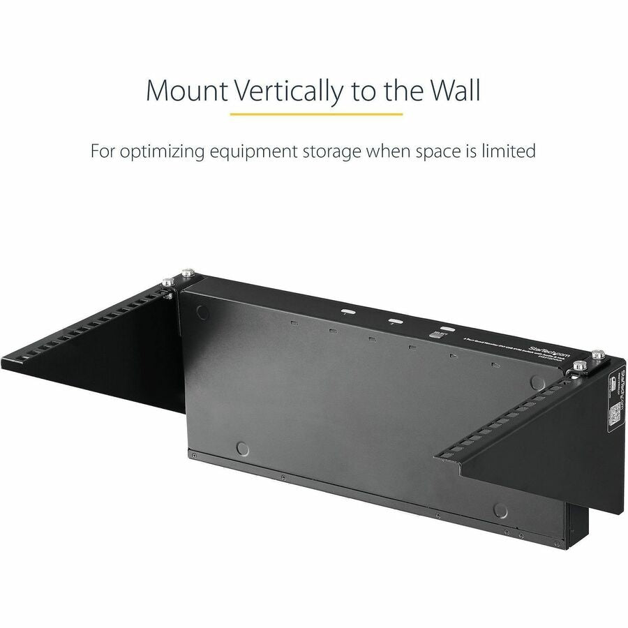 StarTech.com 6U Vertical Wall-Mount Server Rack with Solid Steel Construction